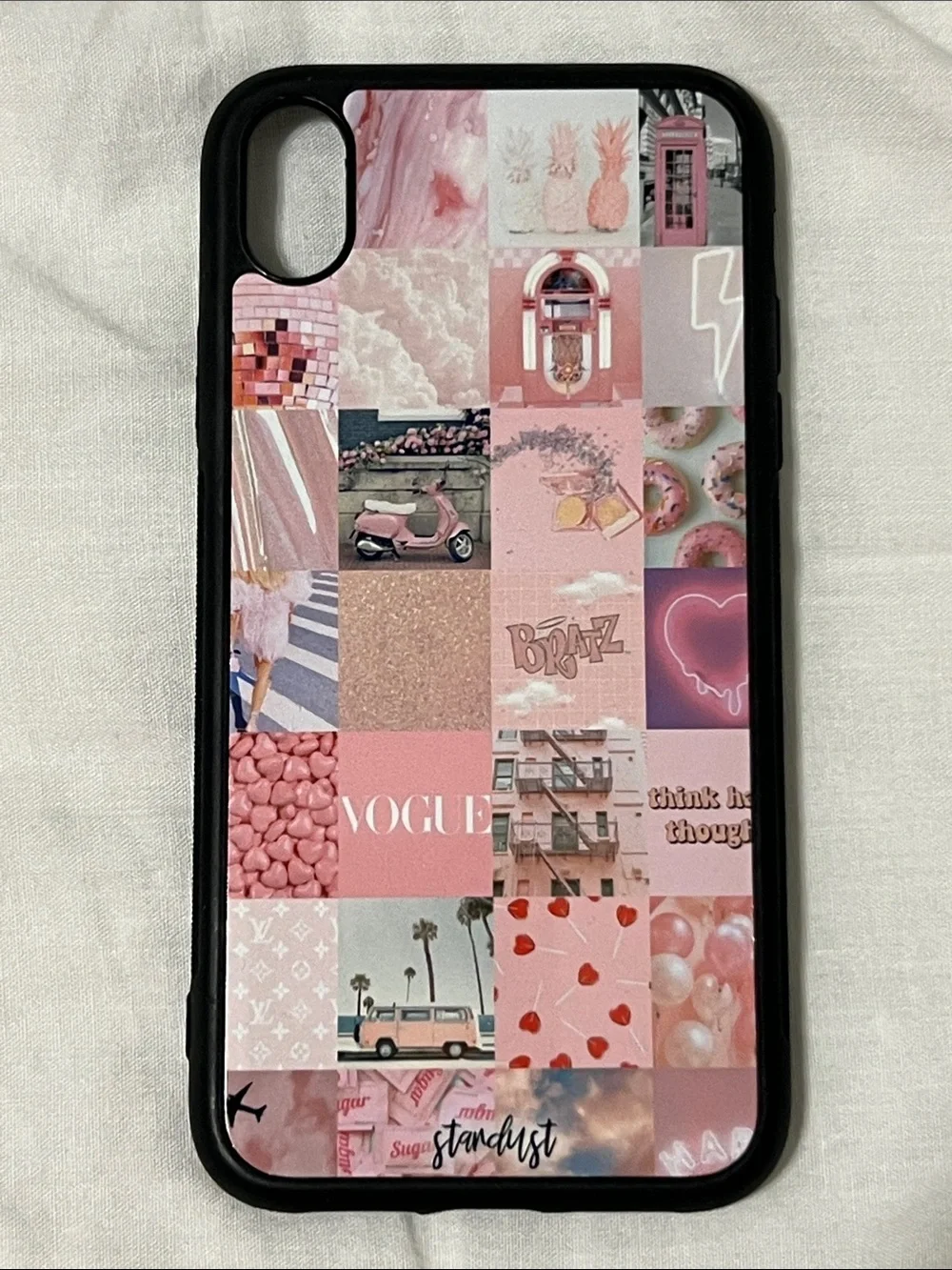 iPhone XR Pink Y2K Collage Phone Case